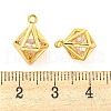 Brass Pave Cubic Zirconia Pendants KK-M286-16G-3