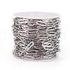 304 Stainless Steel Paperclip Chains CHS-CJC0001-03P-2