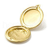 Rack Plating Brass Locket Pendants KK-G452-01G-4