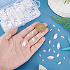   300Pcs 5 Styles Acrylic Plastic Imitation Pearl Cabochons MACR-PH0001-91-4
