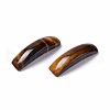 Natural Tiger Eye Connector Charms G-C015-01A-2