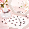 SUNNYCLUE 52Pcs 26 Styles Alloy Rhinestone Slide Charms FIND-SC0009-81B-4