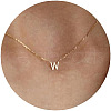 Brass Pendant Initial Necklaces for Women FS-WG1D7F7-10-1