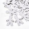 Non-Tarnish 201 Stainless Steel Links connectors X-STAS-T044-29P-1