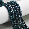 Natural Tiger Eye Beads Strands X-G-B133-A02-6MM-07-2