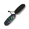 2Pcs Natural Abalone Shell/Paua Shell Pendants SHEL-A005-01H-2
