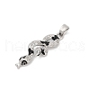 Brass Micro Pave Cubic Zirconia Pendants KK-R221-01P-03-2