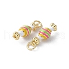 Brass Enamel Pendants KK-D336-02G-2