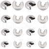 CREATCABIN 240Pcs 4 Style 304 Stainless Steel Crimp Beads Covers STAS-CN0001-67-1