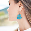 2Pcs 2 Style PET Plastic Earring Handwork Template DIY-WH0571-003-5
