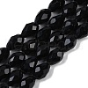 Opaque Solid Color Beads Strands EGLA-N013-P4mm-D01-1
