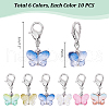 Glass Pendant Decorations HJEW-PH01912-2
