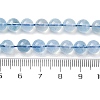 Natural Aquamarine Beads Strands G-P342-10-7mm-A-2