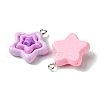 Opaque Resin Pendants RESI-P039-02A-2