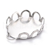 Non-Tarnish 304 Stainless Steel Charms Cabochon Settings STAS-Y001-11P-4