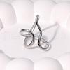 Zinc Alloy Adjustable Open Cuff Rings for Women FS-WGC55D1-02-1