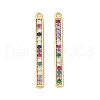 Brass Micro Pave Cubic Zirconia Pendants KK-G526-10G-1