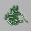300Pcs Transparent Glass Round Bugle Beads GLAA-WH0015-74D-1