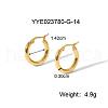 Exaggerated Stainless Steel Hoop Earrings HB2914-3-1