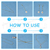 SUNNYCLUE DIY Star Link Chain Necklaces Kits DIY-SC0014-62G-4