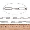 304 Stainless Steel Paperclip Chains CHS-M009-06P-02-2