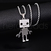 Alloy Pendant 201 Stainless Steel Chain Necklaces for Men FS-WG1D596-09-1