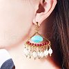 Brass Clip-on Earring Findings and Plastic Ear Clip Pad DIY-PH0018-02-6