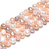 Natural Cultured Freshwater Pearl Beads Strands PEAR-N014-05M-01-5