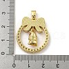 Christmas Brass Micro Pave Cubic Zirconia Pendant KK-H468-01E-02G-3