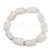 Electroplated Natural Druzy Agate Beads Strands G-R012-A02-02-2