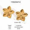 Flower Stainless Steel Stud Earrings for Women ZP5459-3-1