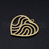 201 Stainless Steel Filigree Charms STAS-T046-JN249-2-2
