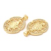 Rack Plating Brass Pendants KK-R146-04G-2
