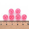 Transparent Crackle Acrylic Beads MACR-S373-66C-N09-2