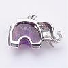 Natural Amethyst Pendants G-P268-06-2