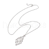 304 Stainless Steel Macrame Pouch Empty Stone Holder Necklace Making NJEW-JN05238-03-5