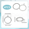Unicraftale 4Pcs Stainless Steel Locket Pendants STAS-UN0061-63A-3
