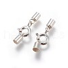 925 Sterling Silver Spring Ring Clasps STER-G019-D-08S-1
