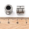 304 Stainless Steel European Beads STAS-V008-44AS-3