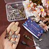 SUNNYCLUE 24Pcs 6 Styles Tibetan Style Alloy Pendants FIND-SC0009-77-3