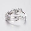 Brass Micro Pave Cubic Zirconia Finger Rings RJEW-H122-01P-17mm-3