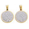 201 Stainless Steel Pendants STAS-N095-038G-1