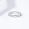 Simple Style 925 Sterling Silver Finger Rings FS-WG80334-04-3