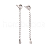 925 Sterling Silver Chain Extenders STER-D036-32AS-1