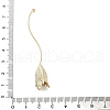 Three-Dimensional Flower Brass Pendants KK-V006-02G-03-4