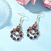 304 Stainless Steel Dangle Earrings EJEW-JE06368-01-1