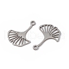 Non-Tarnish 304 Stainless Steel Pendants STAS-E186-03P-2