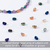   Electroplate Glass Beads EGLA-PH0003-15-6