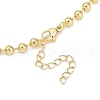 Rack Plating Brass Italian Horn Cornicello Bib Necklacess NJEW-P317-06G-3