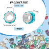   100Pcs Glass European Beads GPDL-PH0001-11-2